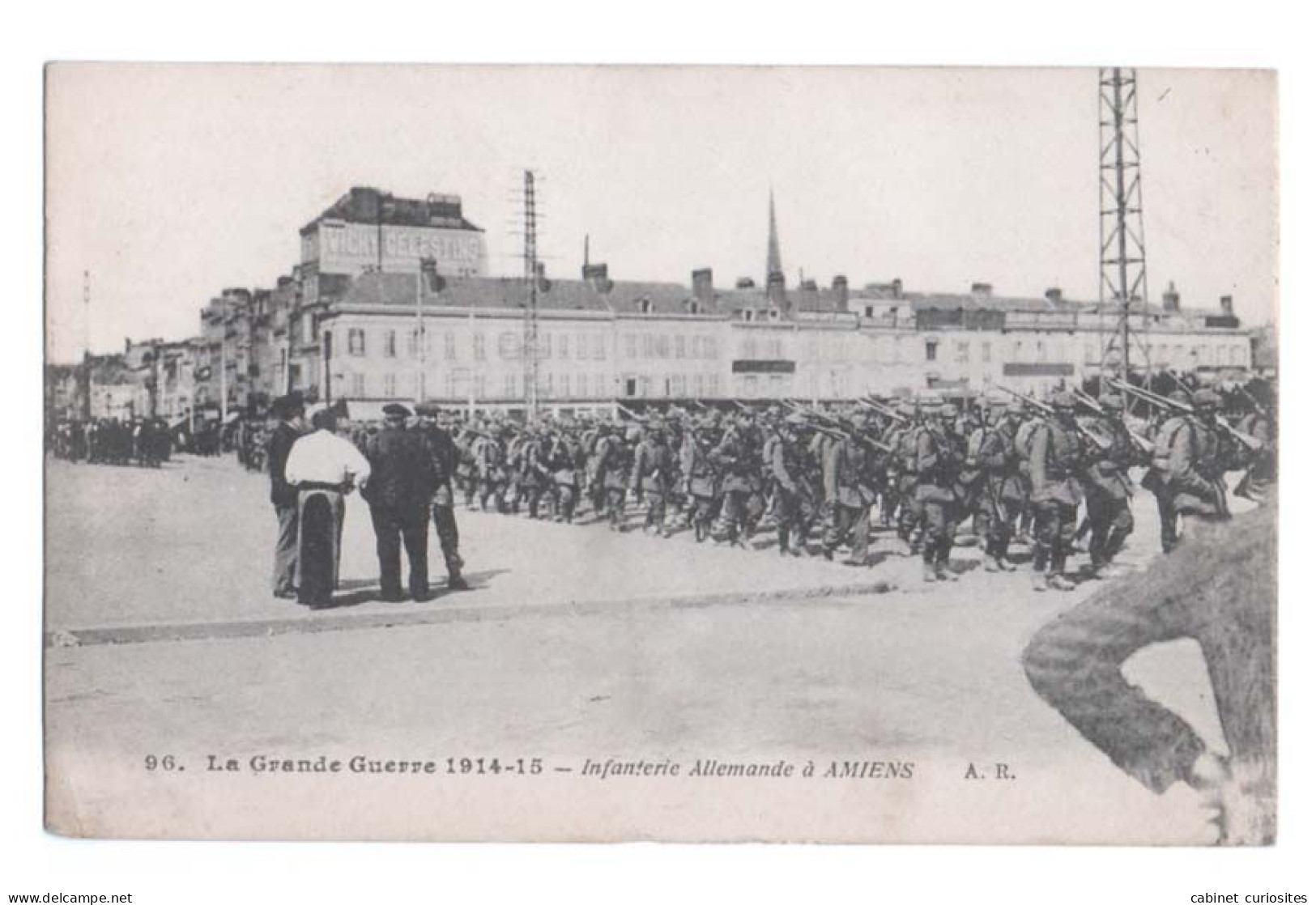 La Grande Guerre De 1914-15 -  Infanterie Allemande à AMIENS - Animée - Oorlog 1914-18