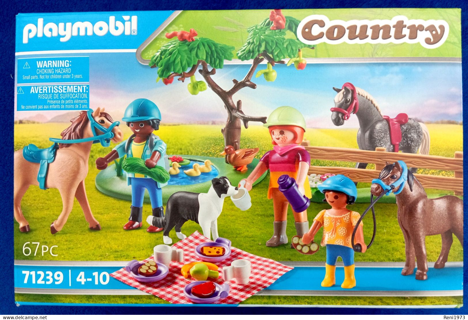 Playmobil Country, Picknick Mit Pferden,  67 Teile - Playmobil