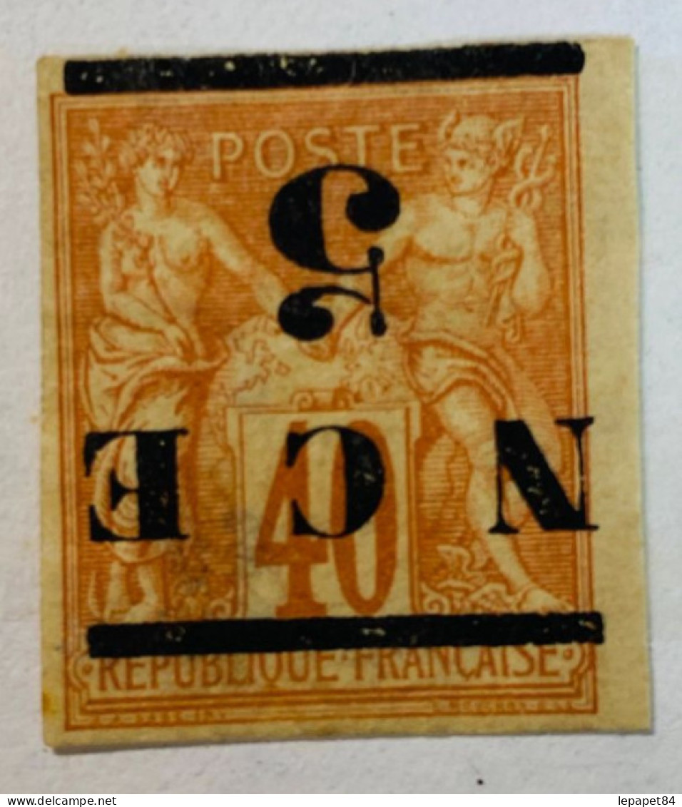 Nouvelle- Calédonie YT N° 6a Neuf* Sans Gomme Signé RP - Unused Stamps