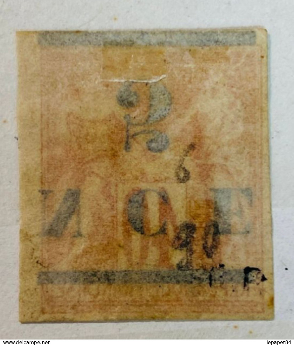 Nouvelle- Calédonie YT N° 6a Neuf* Sans Gomme Signé RP - Unused Stamps