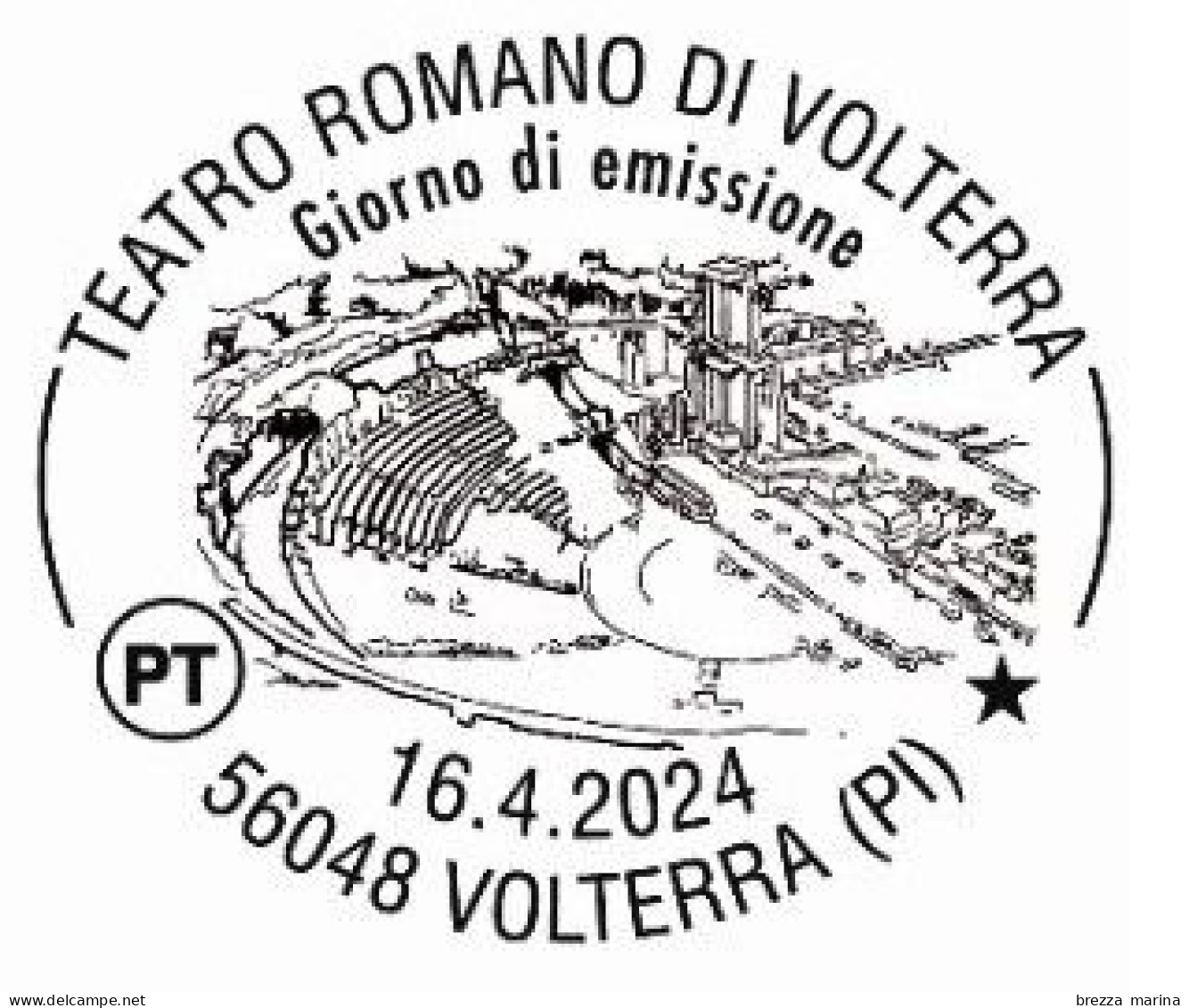 Nuovo - MNH - ITALIA - 2024 - Teatri Storici - Teatro Romano Di Volterra - B - 2021-...: Neufs