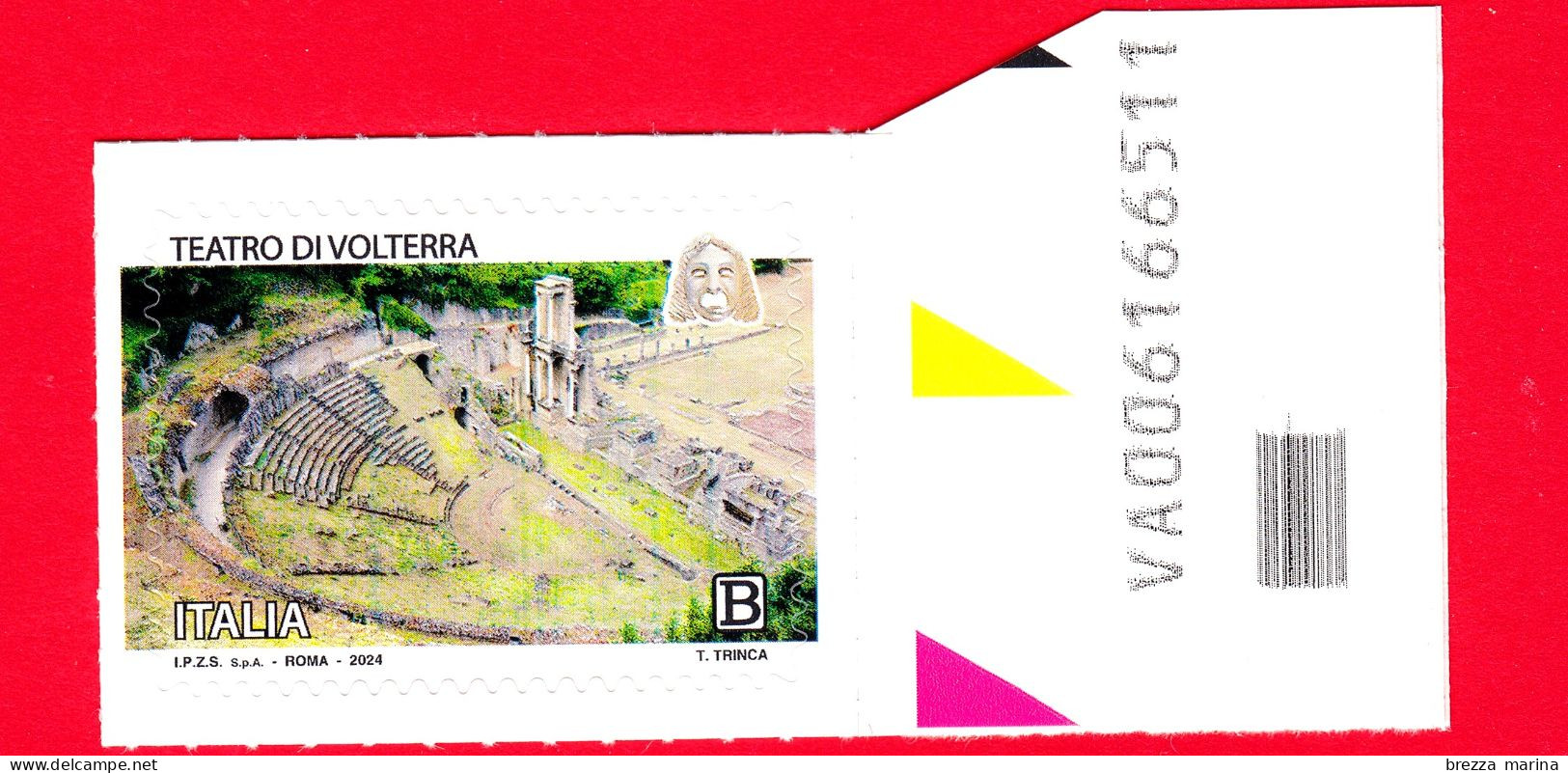 Nuovo - MNH - ITALIA - 2024 - Teatri Storici - Teatro Romano Di Volterra - B - Alfanumerico - 2021-...: Mint/hinged