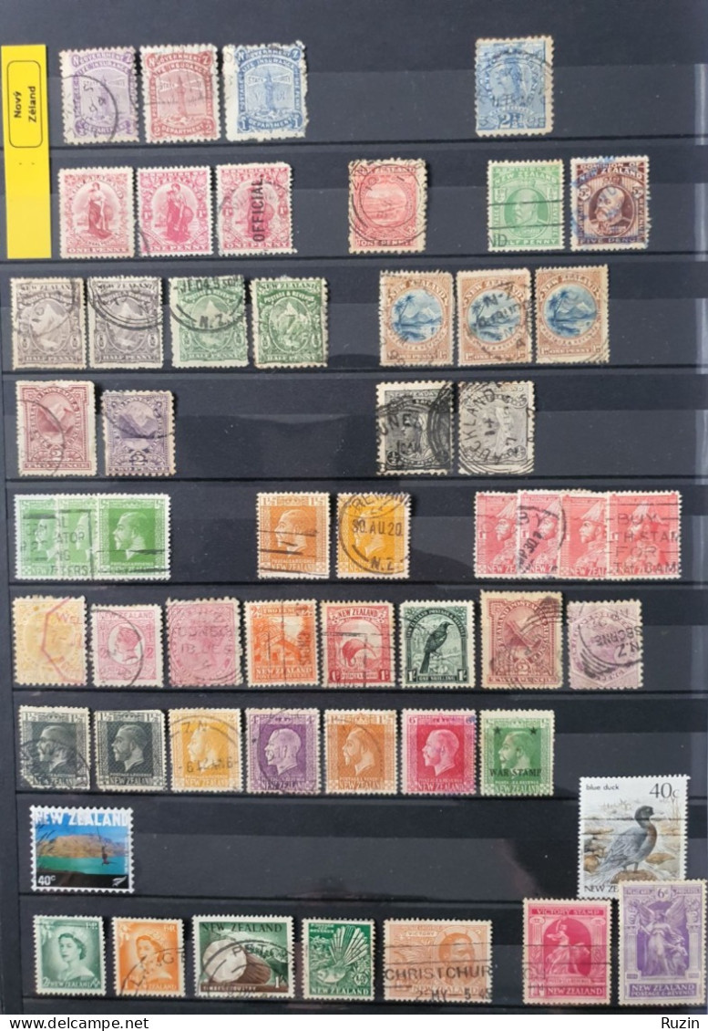 New Zealand Stamps Collection - Colecciones (sin álbumes)