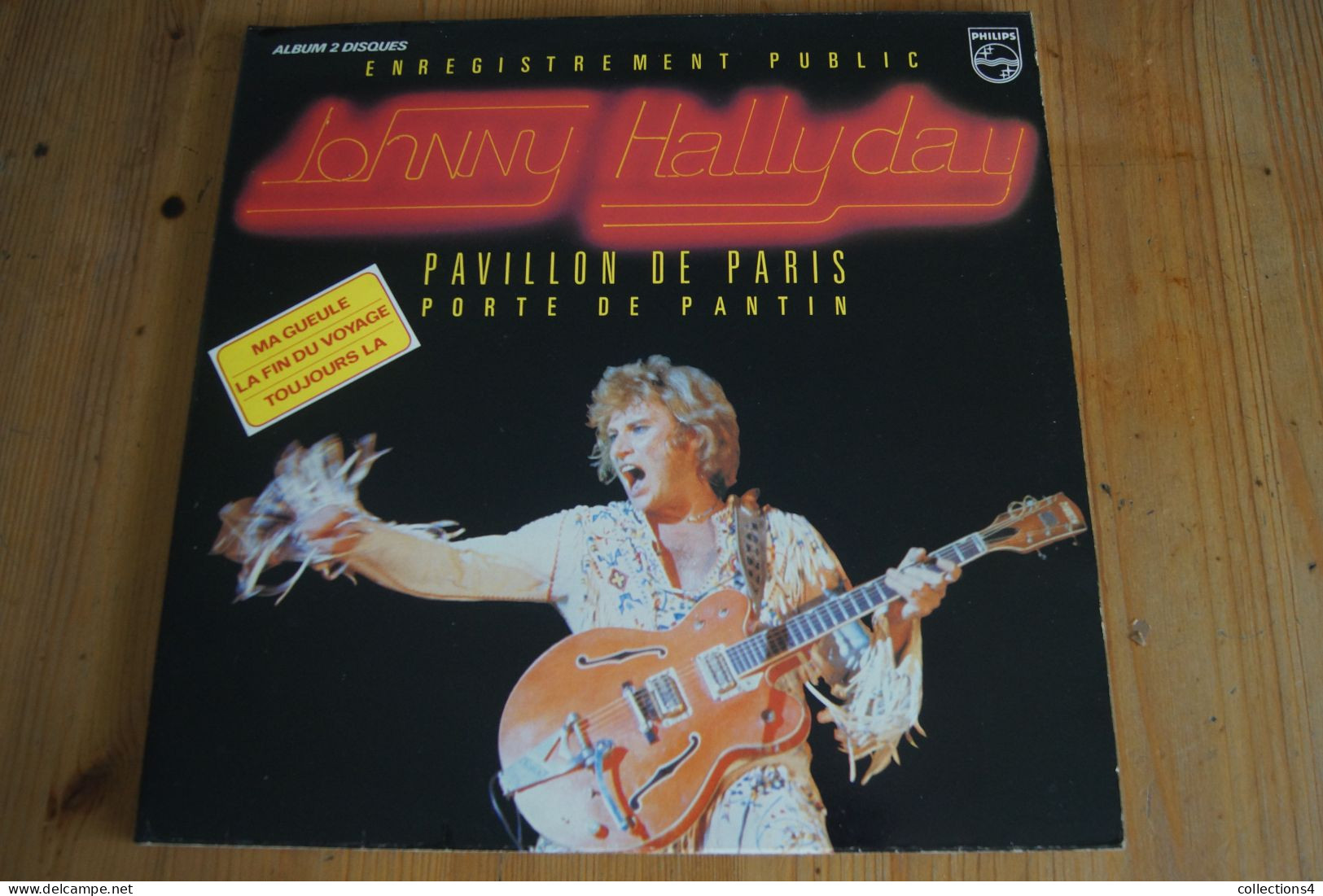 JOHNNY HALLYDAY PAVILLON DE PARIS PORTE DE PANTIN DOUBLE LP VARIANTE - Rock