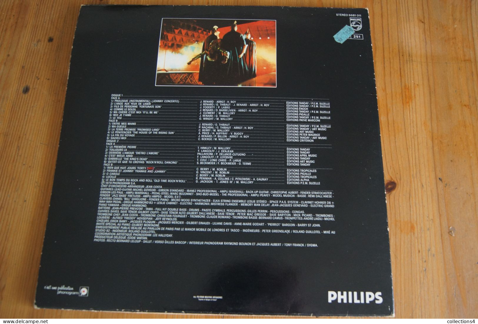 JOHNNY HALLYDAY PAVILLON DE PARIS PORTE DE PANTIN DOUBLE LP VARIANTE - Rock