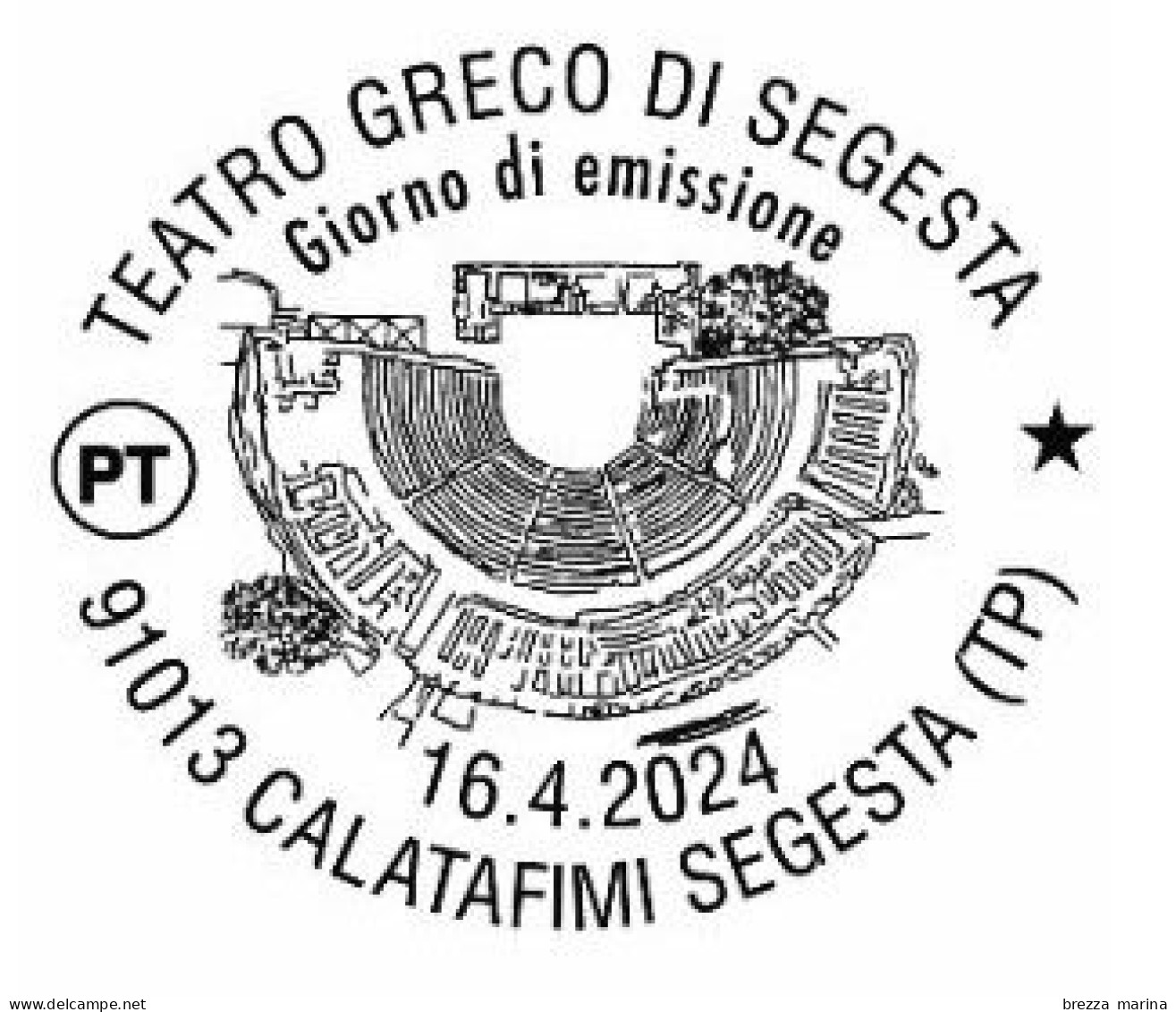 Nuovo - MNH - ITALIA - 2024 - Teatri Storici - Teatro Greco Di Segesta - B - Barre 2419 - Barcodes