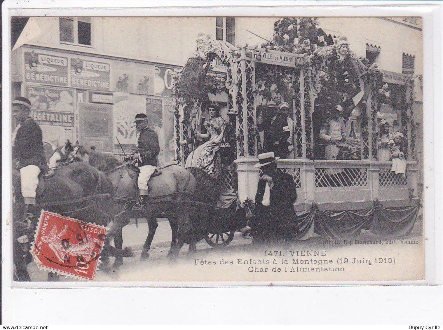 VIENNE: Fêtes Des Enfants à La Montagne 1910, Char De L'alimentation - Très Bon état - Vienne