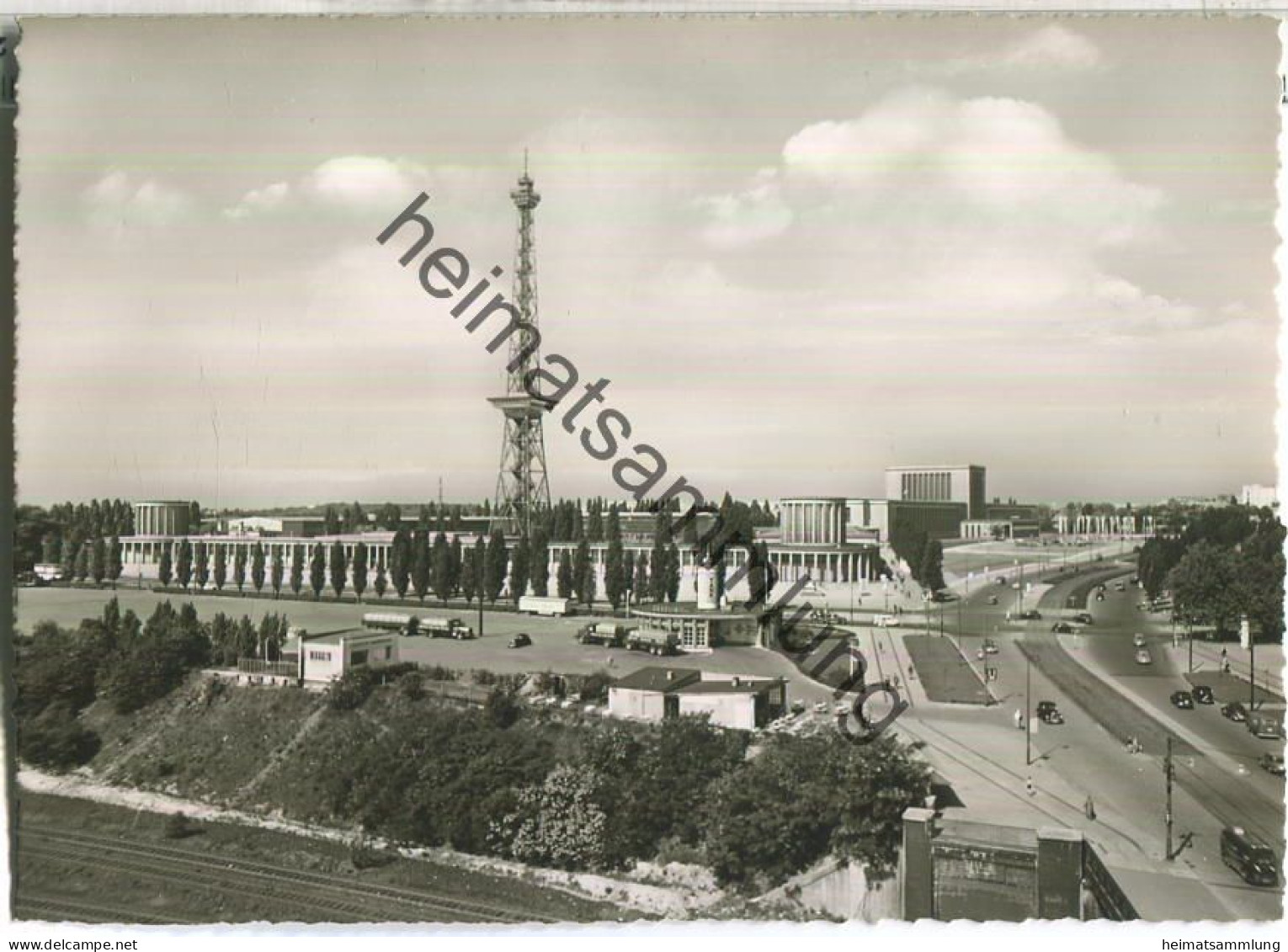 Berlin - Messegelände Mit Funkturm - Foto-Ansichtskarte - Verlag Hans Andres Berlin - Charlottenburg