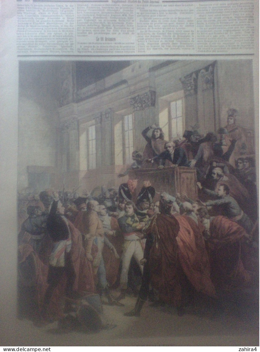 Le Petit Journal N°120 Le Tsar à L'ambassade D France à St-Pétersbourg Le 18 Brumaire Partition Madeleine Giugno Mercier - Magazines - Before 1900