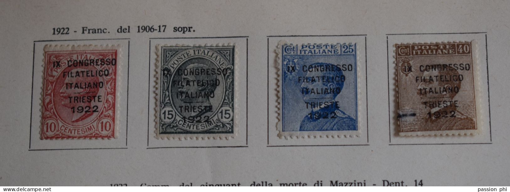 ITALIE FOND DE COLLECTION EN MAJORITE O POIDS 0.7 K