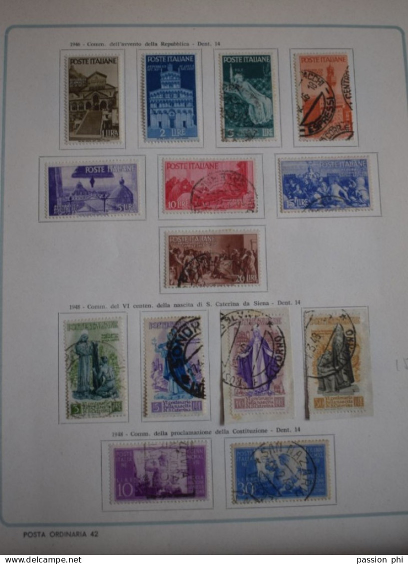 ITALIE FOND DE COLLECTION EN MAJORITE O POIDS 0.7 K