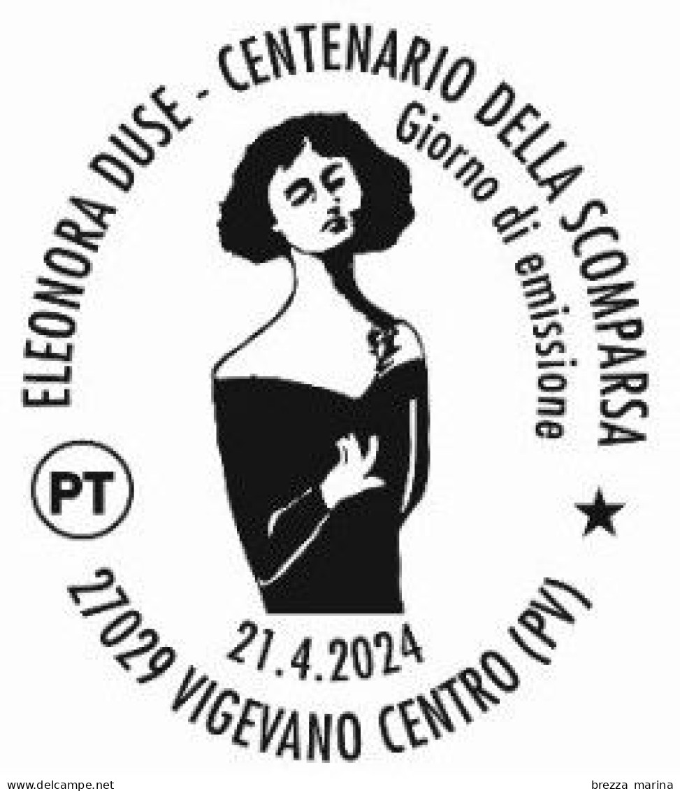 Nuovo - MNH - ITALIA - 2024 - 100 Anni Della Morte Di Eleonora Duse, Attrice Teatrale - B - Alfanumerico - 2021-...: Neufs