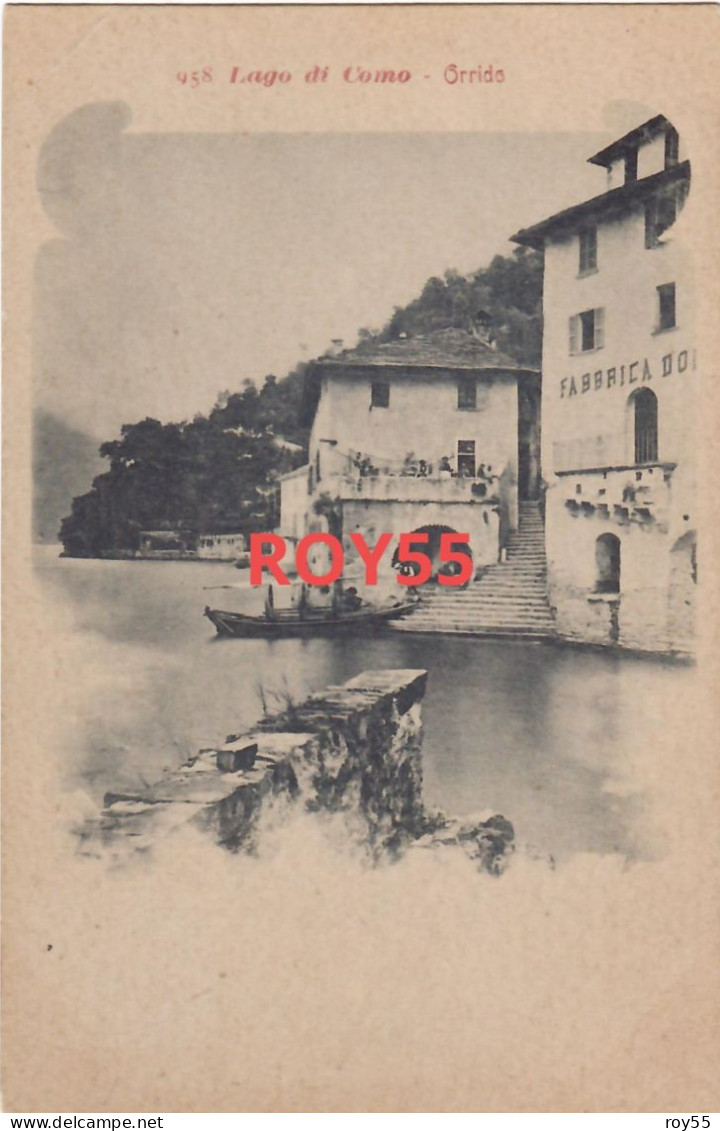 Lombardia-como-orrido Di Nesso Borgo Di Coatessa Frazione Nesso Lago Di Como Veduta Borgo E Fabbrica D'olio (f.piccolo) - Autres & Non Classés