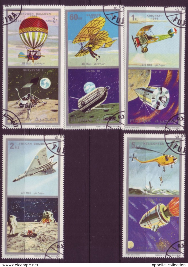 Asie - Fujeira - Space Conquest - 5 Timbres Différents - 7174 - Fudschaira