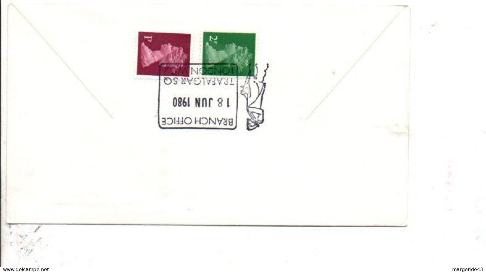 GB 1980 QUARTIER GENERAL DE LA FRANCE LIBRE - Storia Postale