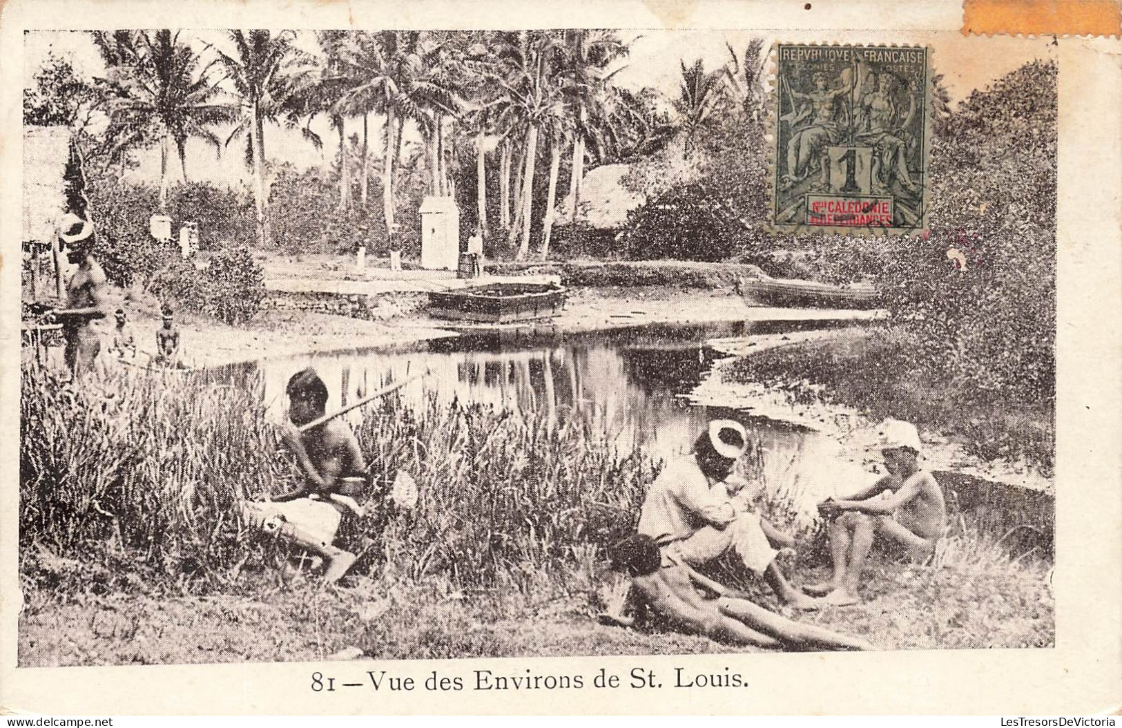 FRANCE - Vue Des Environs De St Louis - Vue Générale - Animé - Un Petit Lac - Carte Postale Ancienne - Nouvelle Calédonie