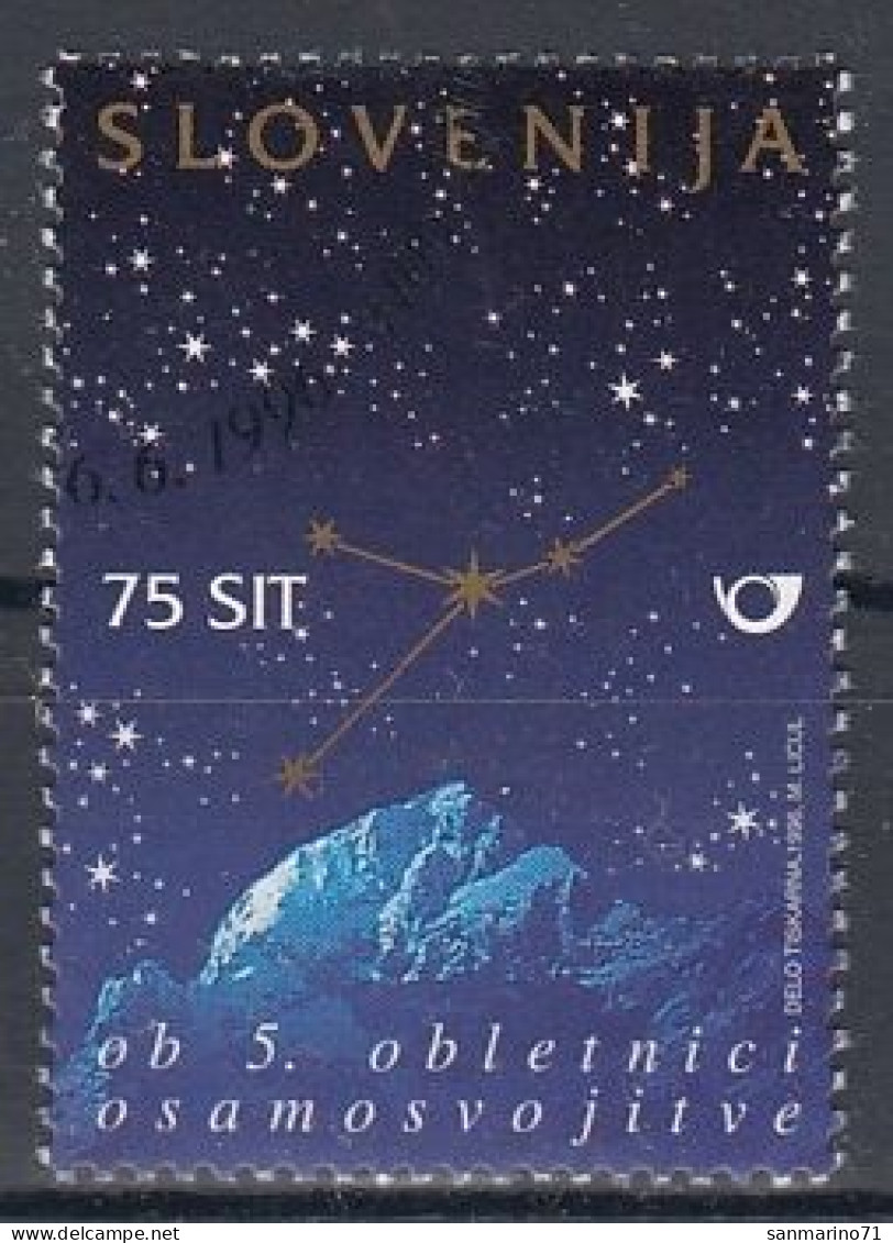 SLOVENIA 148,used,hinged - Astronomy