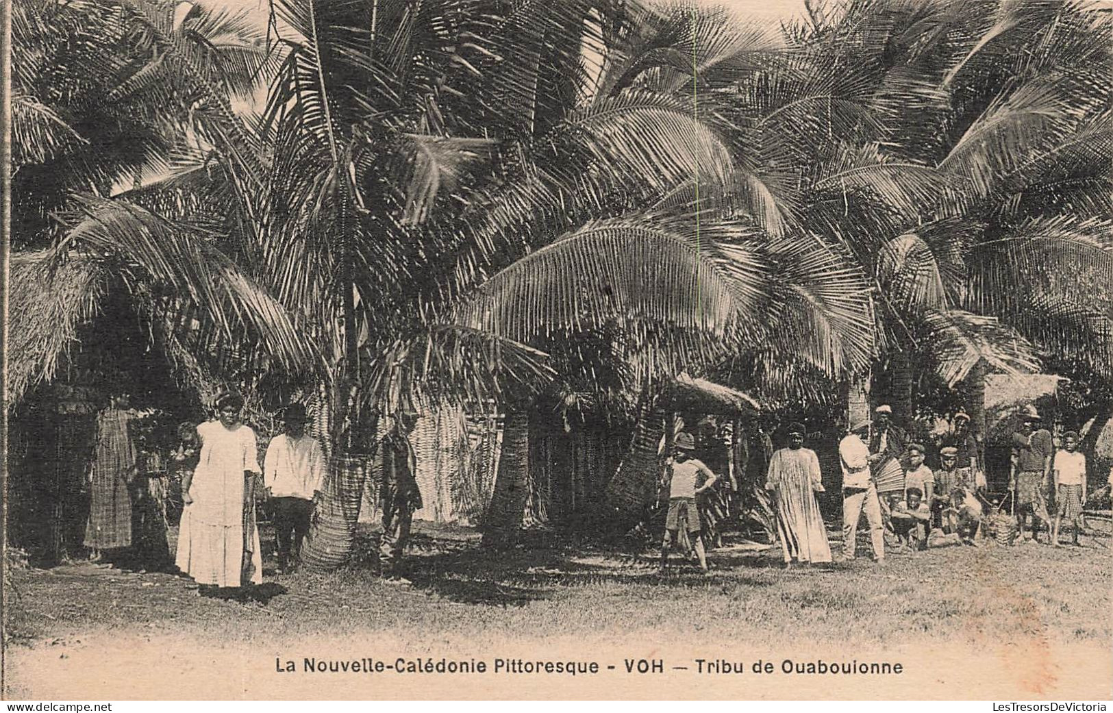 FRANCE - La Nouvelle Calédonie Pittoresque - VOH - Tribu De Ouaboulonne - Animé - Carte Postale Ancienne - Nouvelle Calédonie