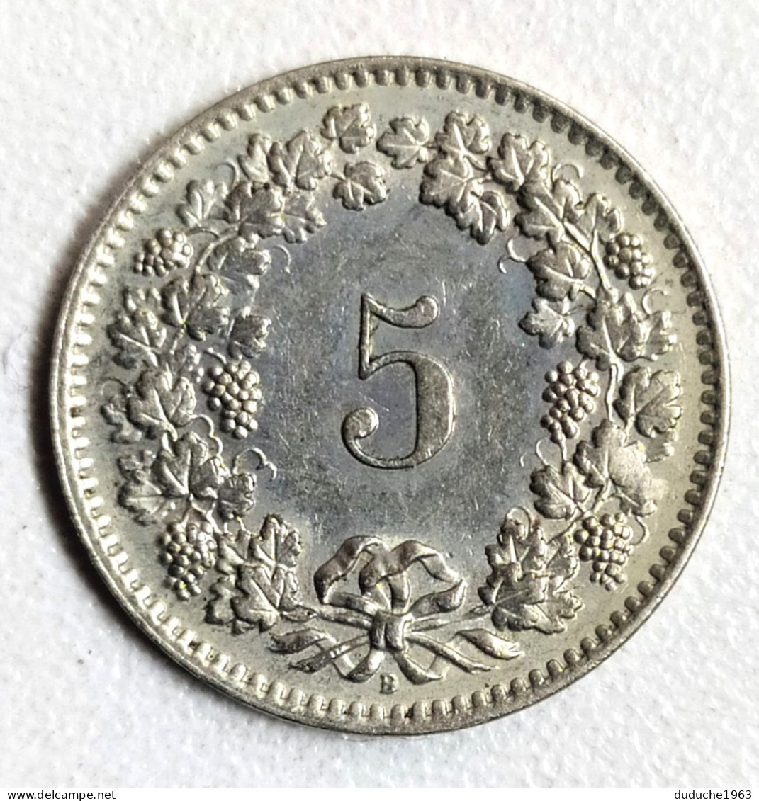 Suisse - 5 Rappen 1958 - Otros & Sin Clasificación