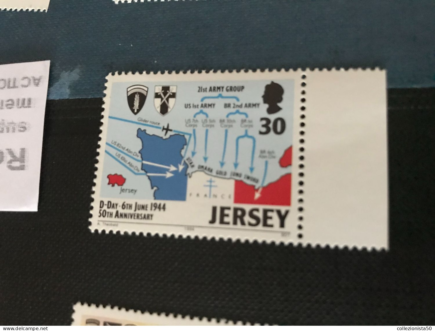 JERSEY IL D DAY CON APPENDICE 1 VALORE ! - Autres - Europe