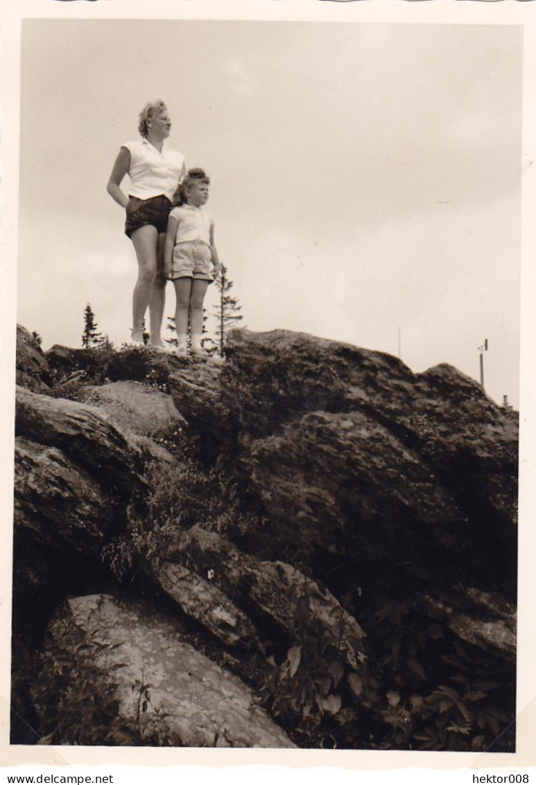 Altes Foto Vintage.Mutter Mit Tochter  . (  B10  ) - Anonymous Persons