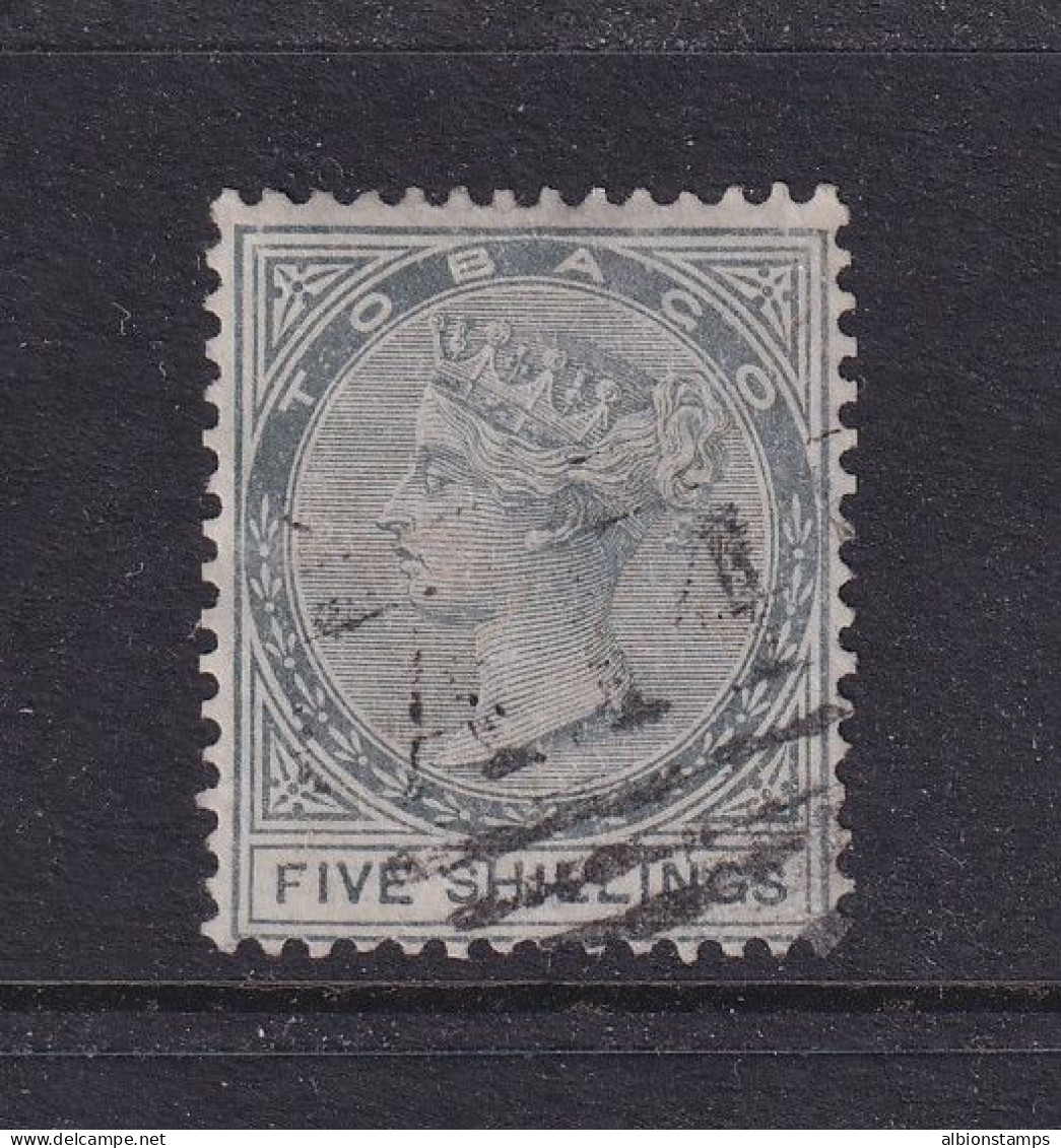 Tobago, Scott 5 (SG 5), Used, Signed - Trinidad & Tobago (...-1961)