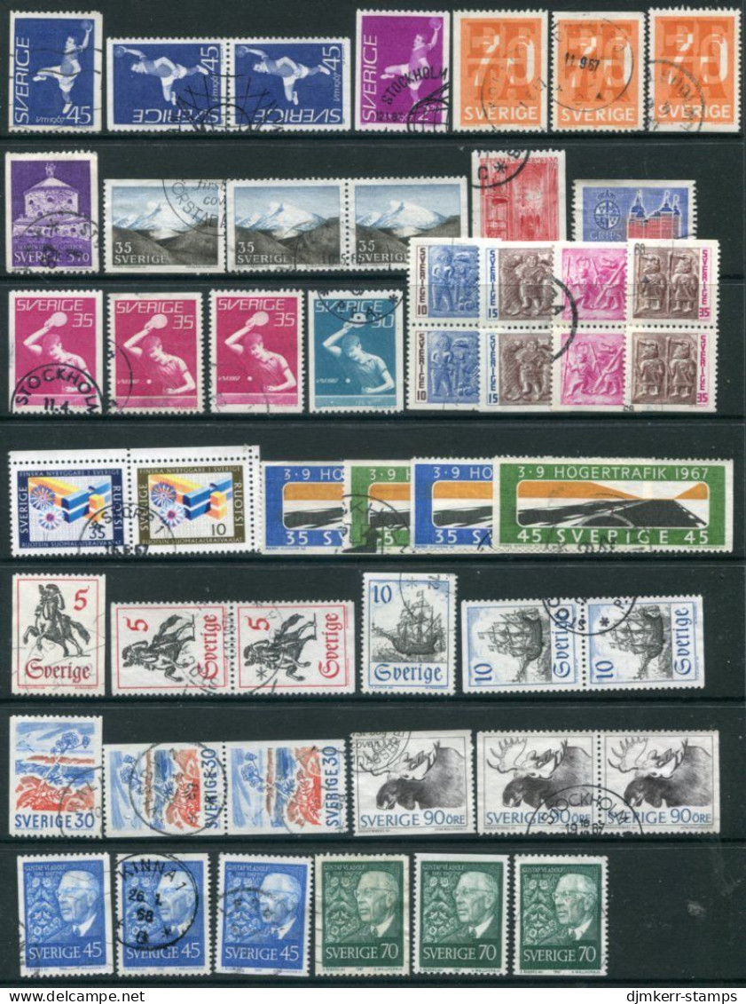 SWEDEN 1967 Complete Issues Except Crown Definitive Used.  Michel 568-69, 573-97 - Gebruikt