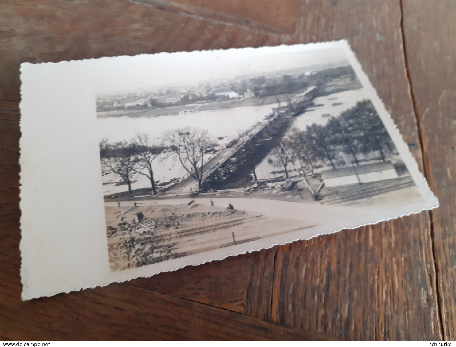 IRGENDWO In DEUTSCHLAND DAZUMAL - BAU Einer BRUECKE über Einen FLUSS - Places