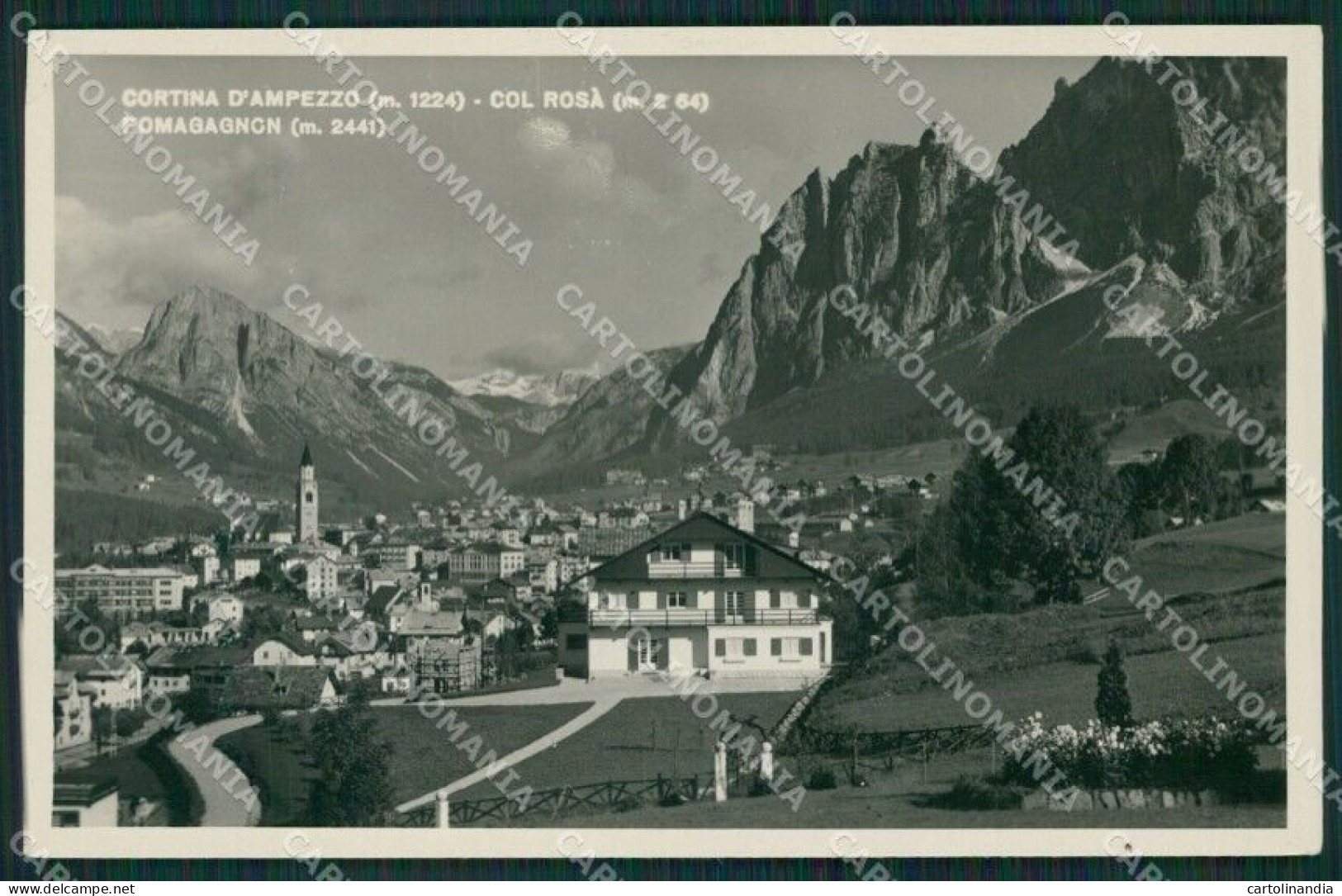 Belluno Cortina D'Ampezzo Foto Cartolina KV2165 - Belluno