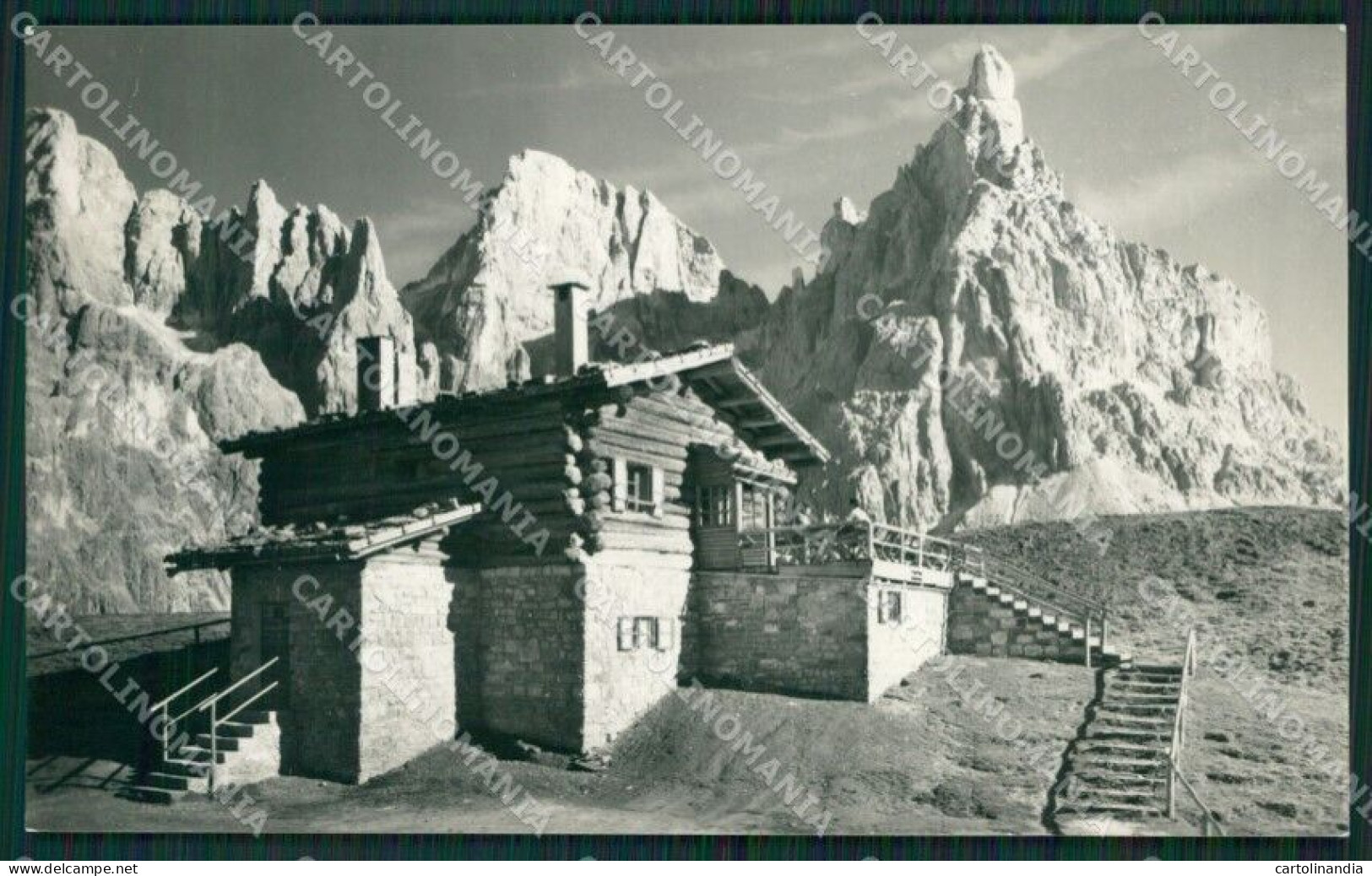 Trento Siròr Baita Segantini Passo Rolle Foto Cartolina KV2149 - Trento