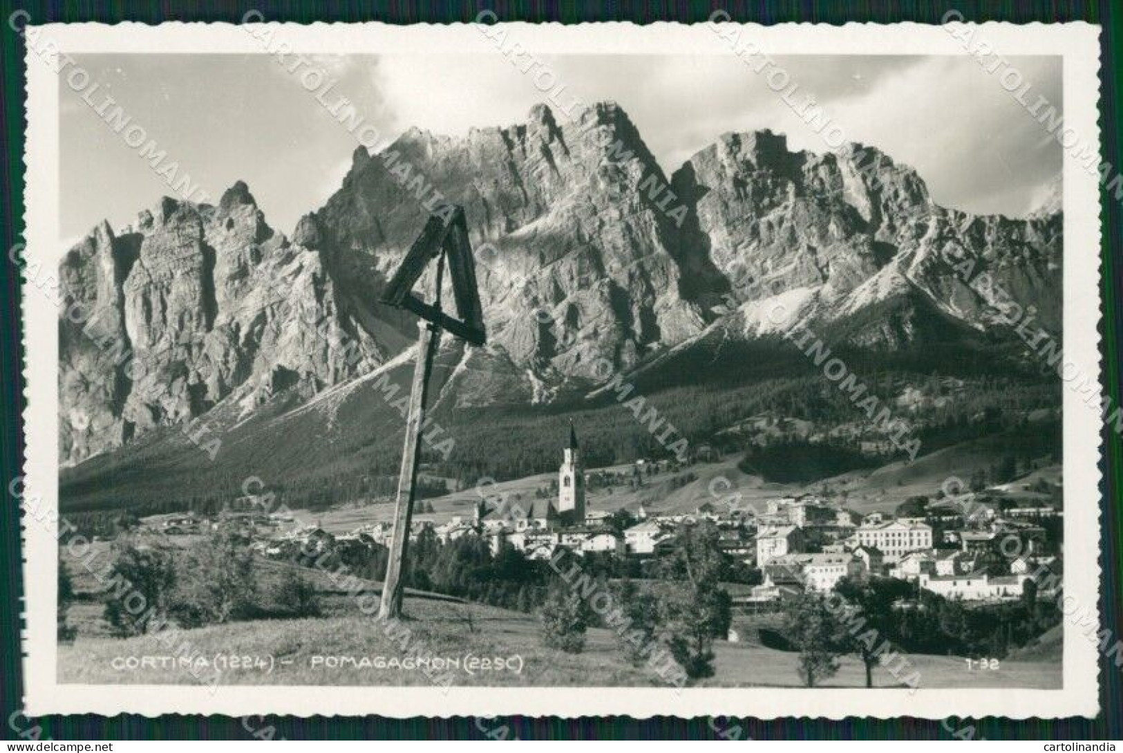 Belluno Cortina D'Ampezzo Foto Cartolina KV2131 - Belluno