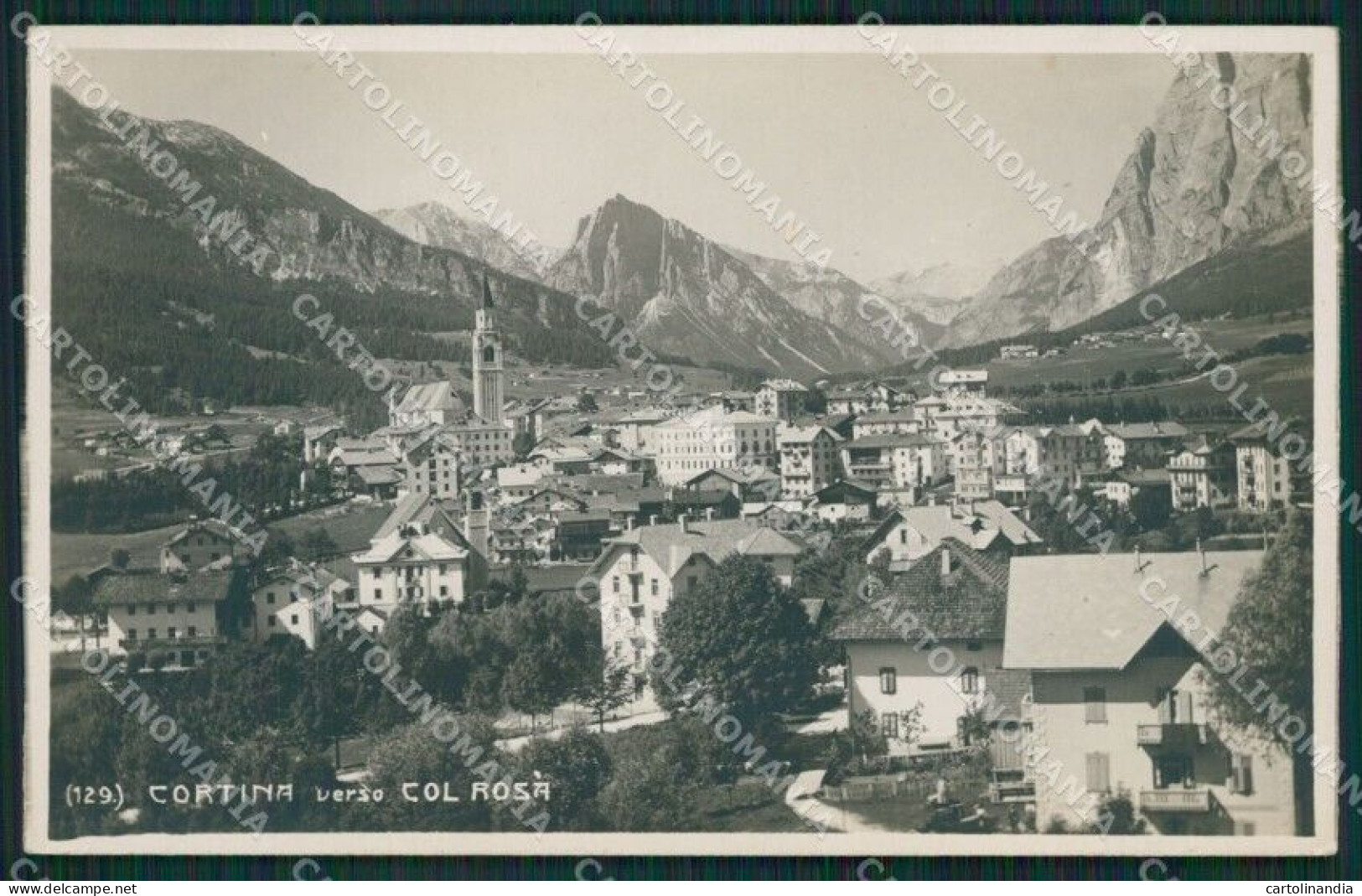 Belluno Cortina D'Ampezzo Foto Cartolina KV2133 - Belluno