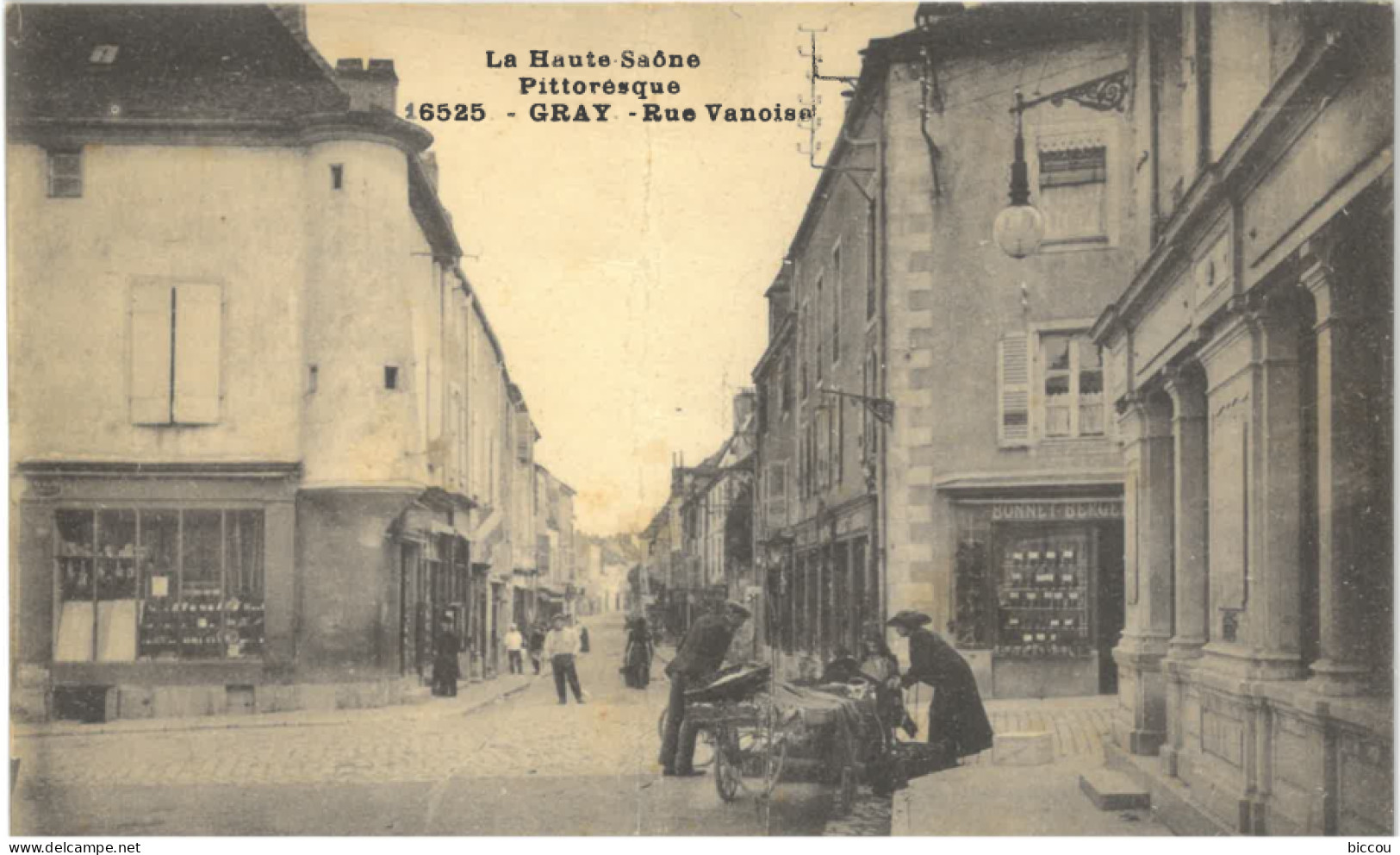 Cpa GRAY 70 - Rue Vanoise - La Haute Saône Pittoresque N° 16525 (commerces, Marchands) - Gray