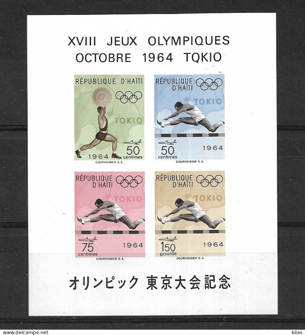 HAITI 1964 Olympic Games Tokyo MNH - Verano 1964: Tokio