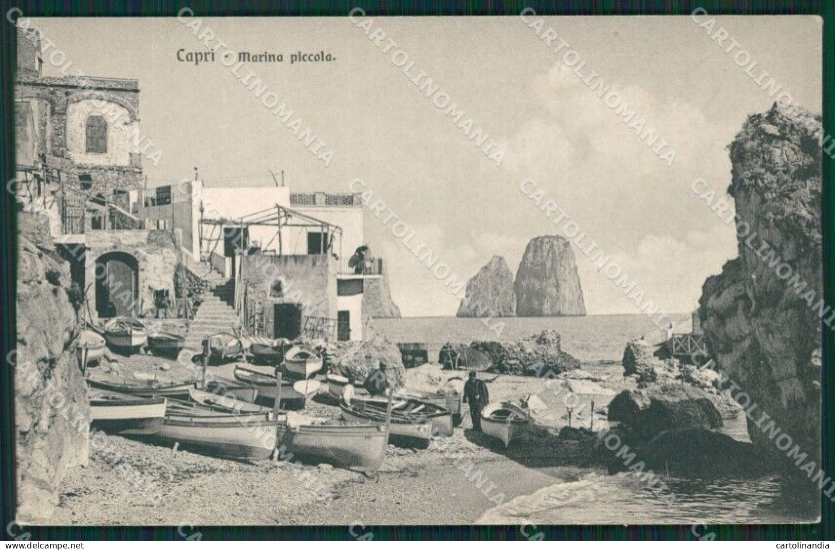 Napoli Capri Marina Piccola Cartolina KV2316 - Napoli (Naples)