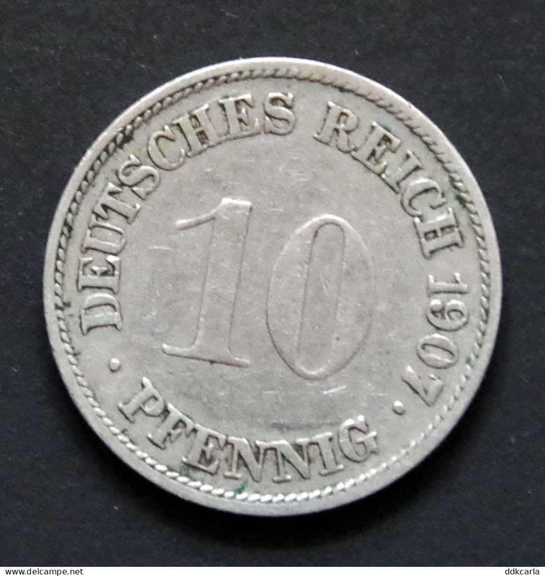 10 Pfennig 1907 G Deutsches Reich - 10 Pfennig