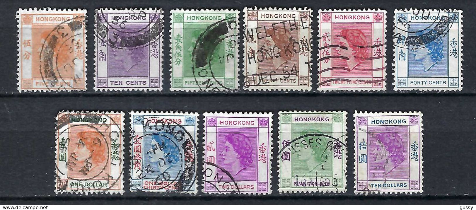 HONG KONG Ca.1953-70: Lot D' Obl. - Usados