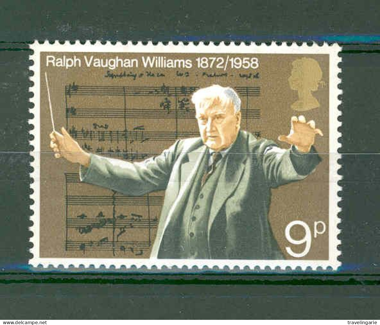 Great Britain 1972 Composer Ralph Vaughan Williams MNH ** - Music