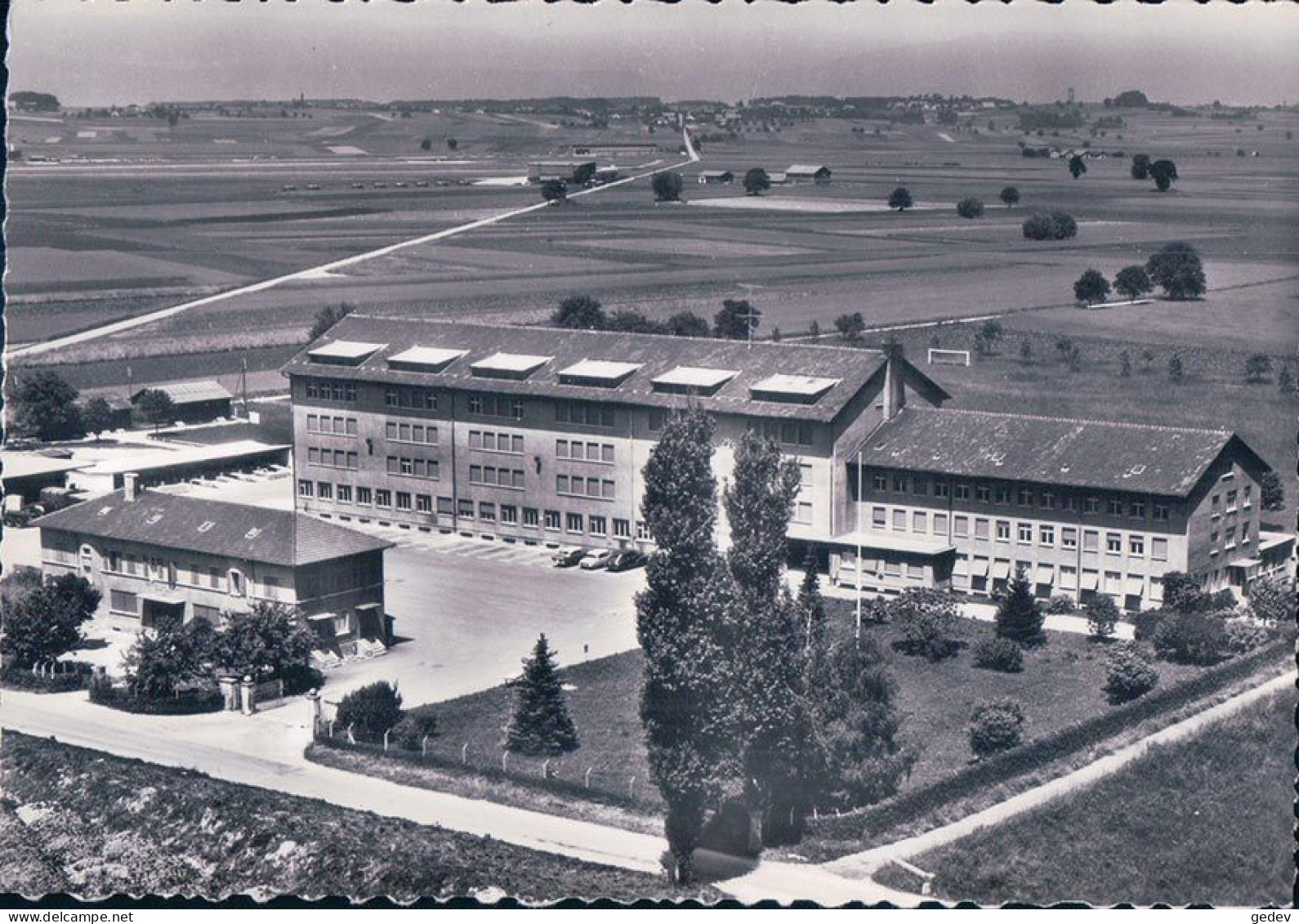 Armée Suisse, Payerne Vu D'avion, Caserne Aviation (1642) 10x15 - Kazerne