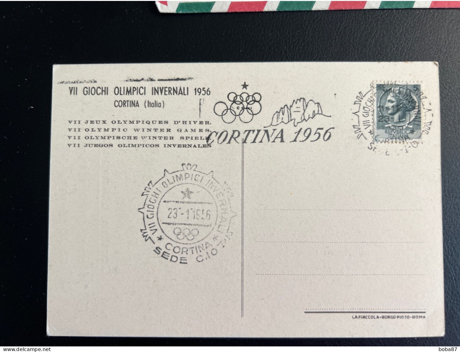 1956  CORTINA D AMPEZZO IOC INTERNATIONAL OLYMPIC COMMITTEE SESSION - Other & Unclassified