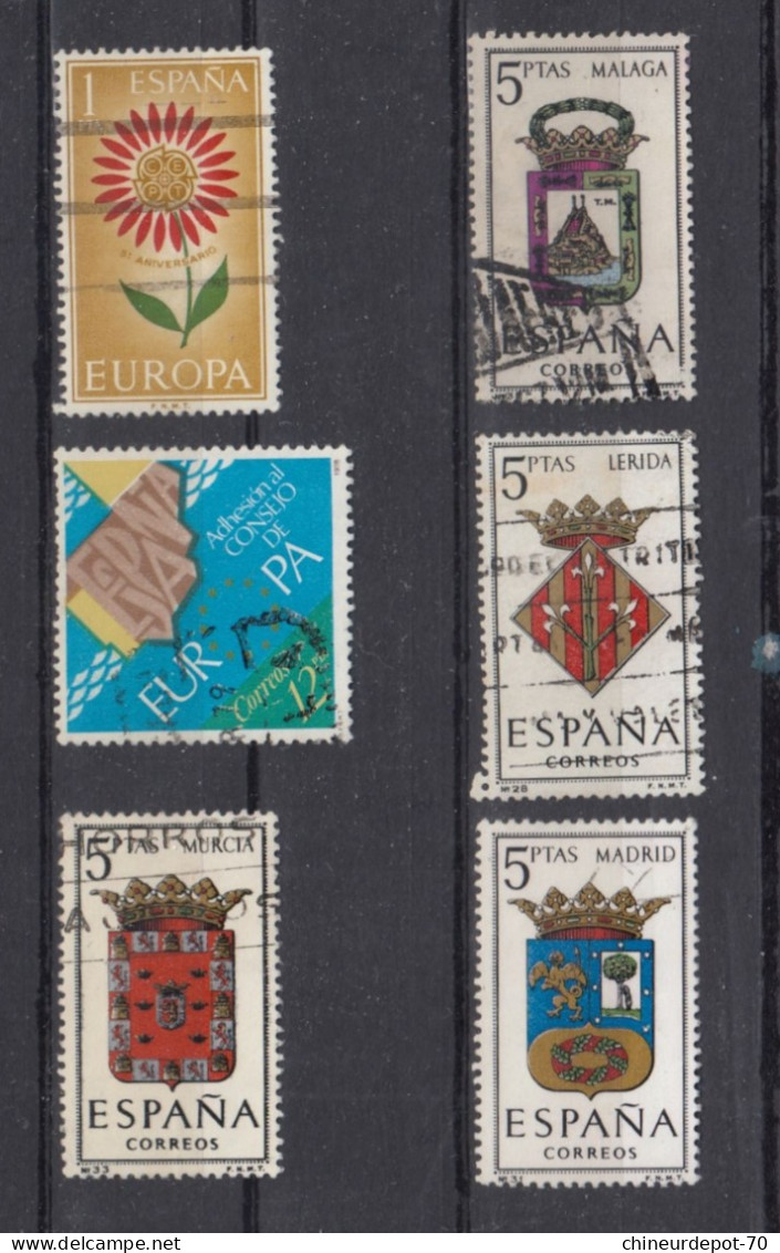 TIMBRES ESPANA ESPAGNE SPAIN NON Classés - Andere & Zonder Classificatie