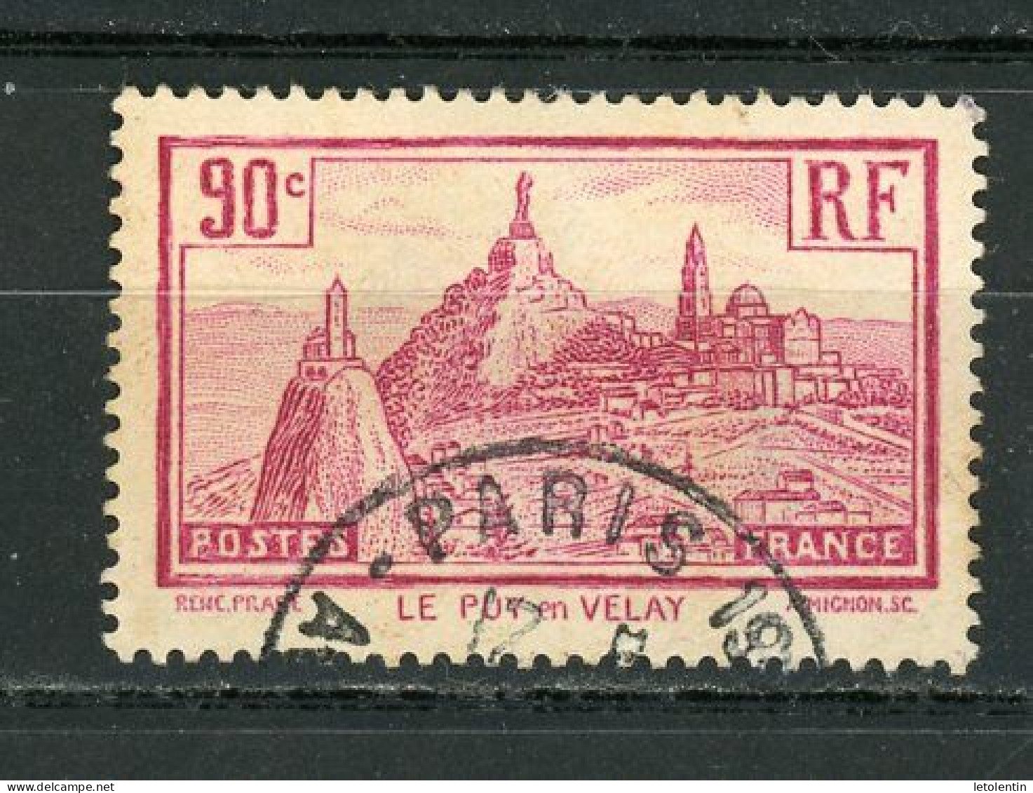 FRANCE -  PUY EN VELAY - N° Yvert 290 Obl. CàD  DE PARIS - Oblitérés