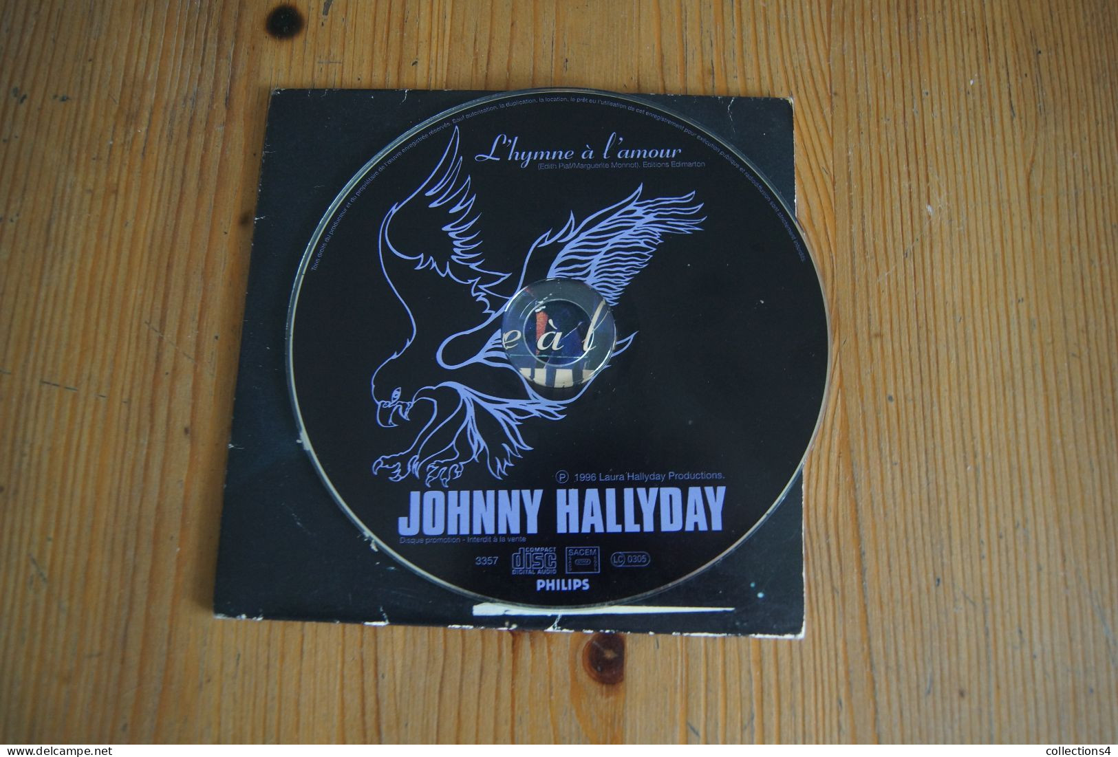 JOHNNY HALLYDAY L HYMNE A L AMOUR  CD  DE 1996 EDITH PIAF - Rock