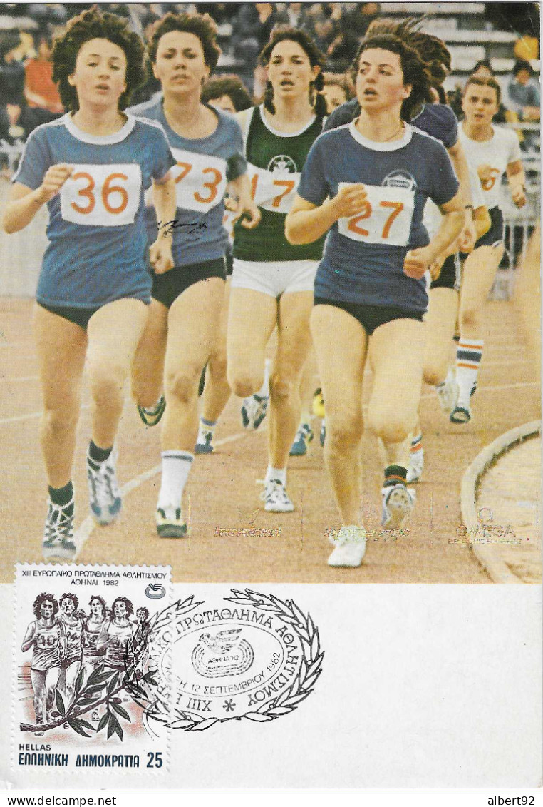 1982 12e Championnats D'Europe D'Athlétisme à Athènes: Course De Demi-fond Féminine - Athletics