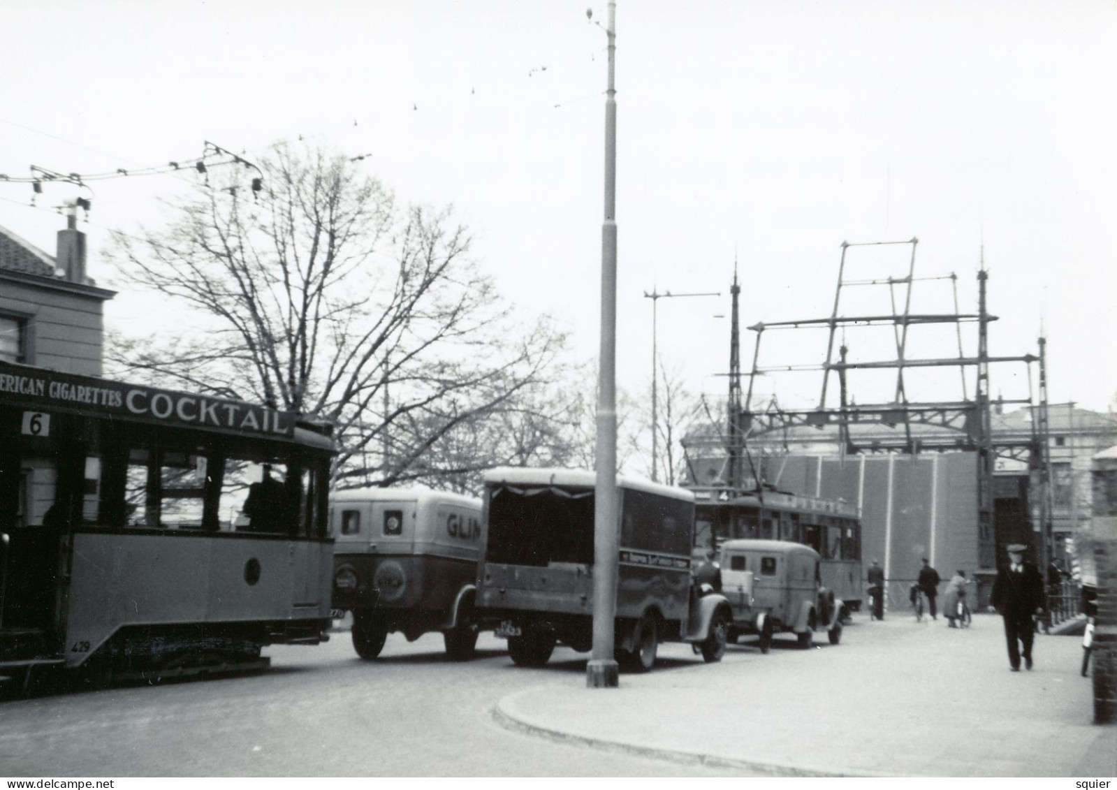 Rotterdam, Solle, Hermann, Tram Lijn 6, Oostbrug, Real Photo - Europe