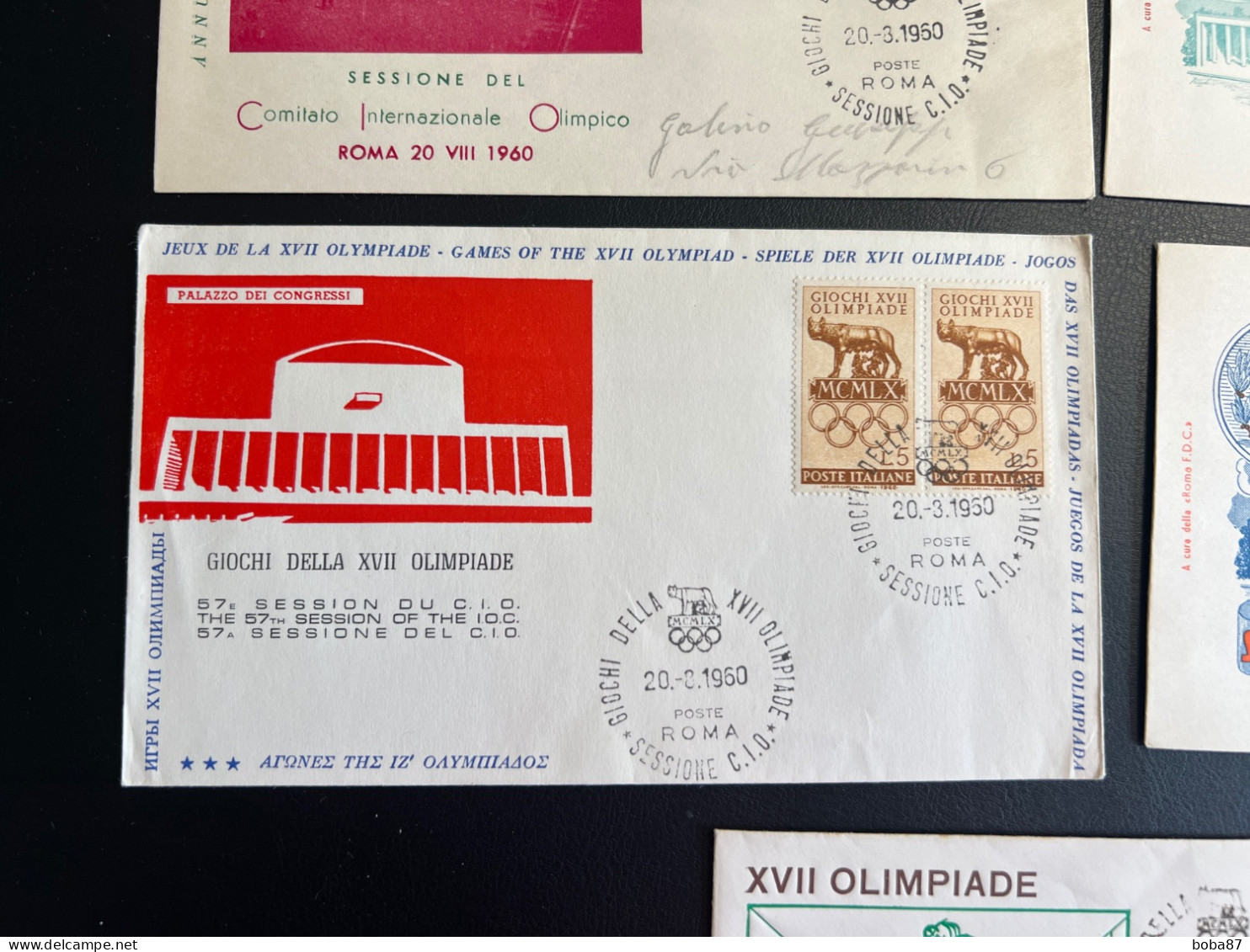 1960 ROMA  IOC INTERNATIONAL OLYMPIC COMMITTEE SESSION - Autres & Non Classés