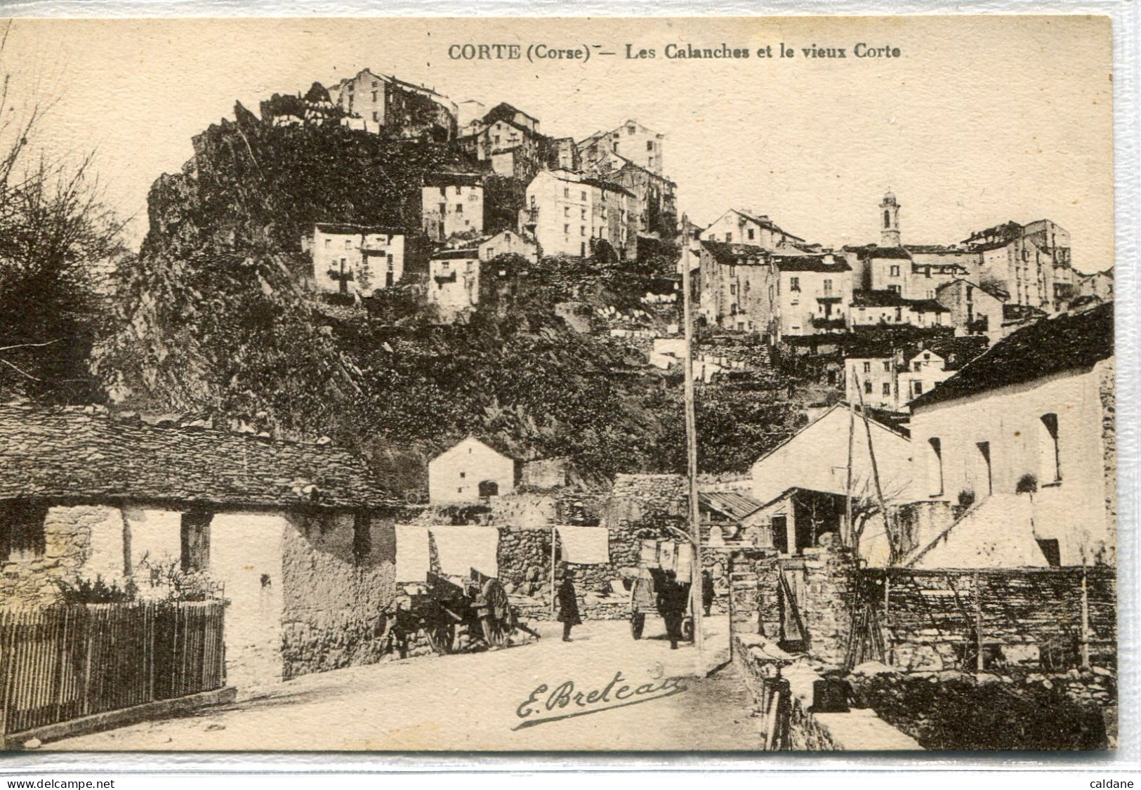 2B- CORSE - CORTE- Les Calanches Et Le Vieux. Corte - Corte