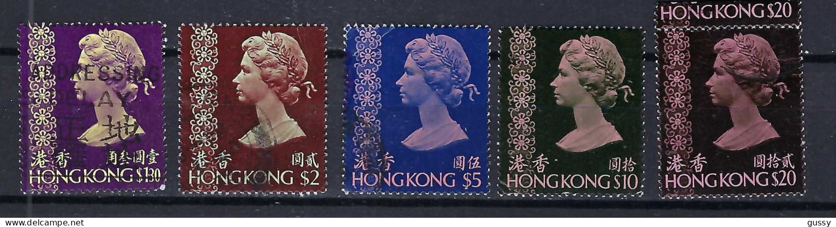 HONG KONG Ca.1970-96: Lot D' Obl. - Usados