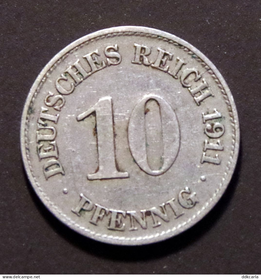 10 Pfennig 1911 E Deutsches Reich - 10 Pfennig