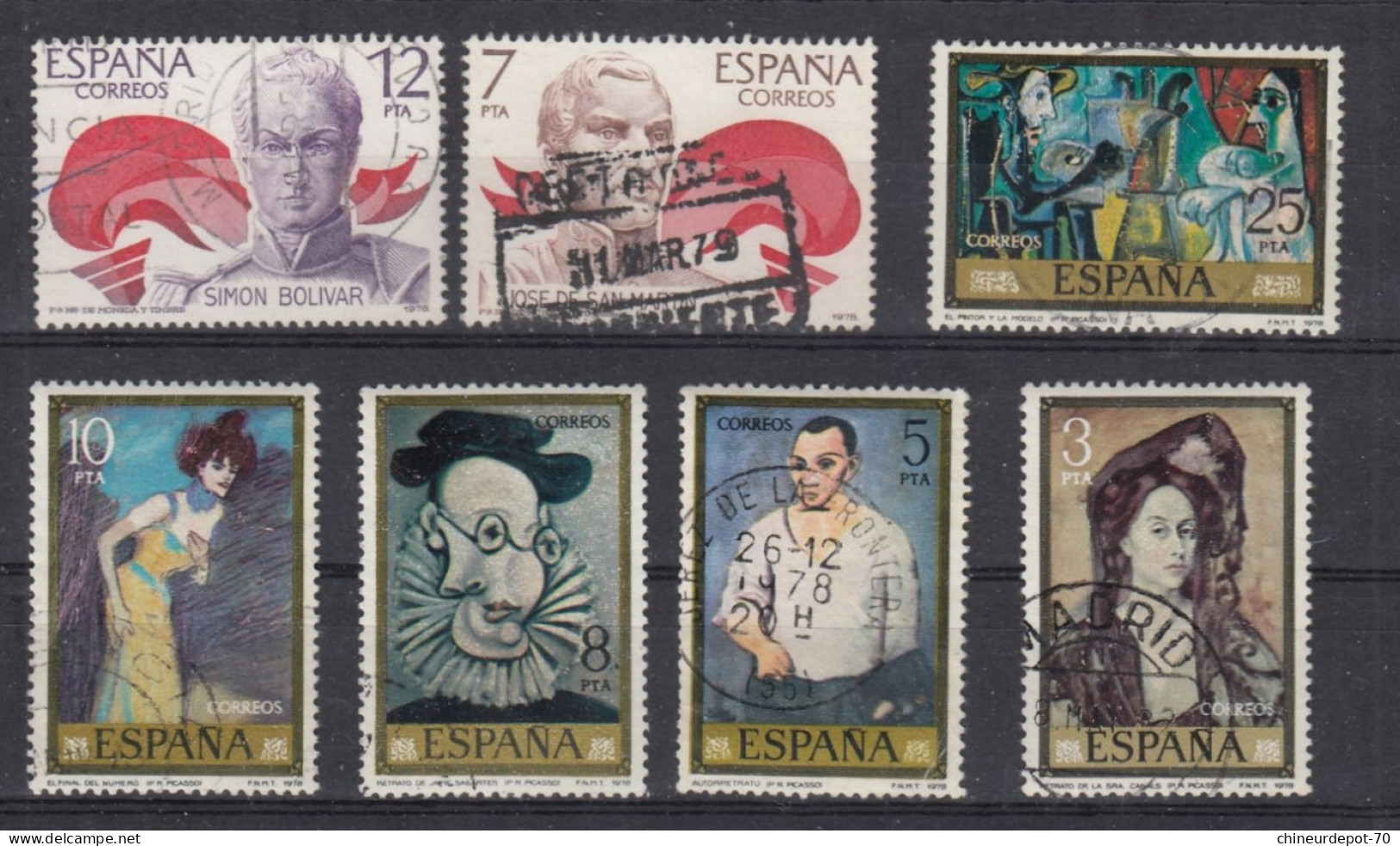 TIMBRES ESPANA ESPAGNE SPAIN NON Classés - Otros & Sin Clasificación